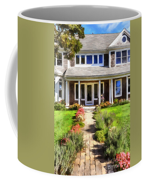 House Coffee Mug featuring the photograph Cape Cod Home by Edward Fielding
