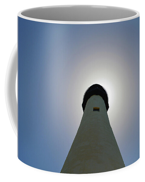 Delray Coffee Mug featuring the photograph Cape Florida Light In The Sun by Ken Figurski