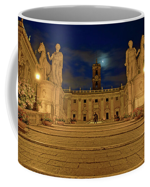 Rome Coffee Mug featuring the photograph Capitoline Hill by Brian Kamprath