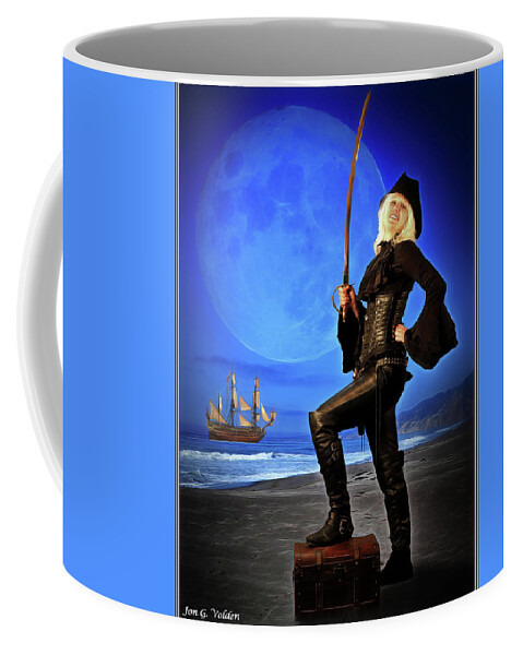 Pirate Coffee Mug featuring the photograph Captain Crystal by Jon Volden