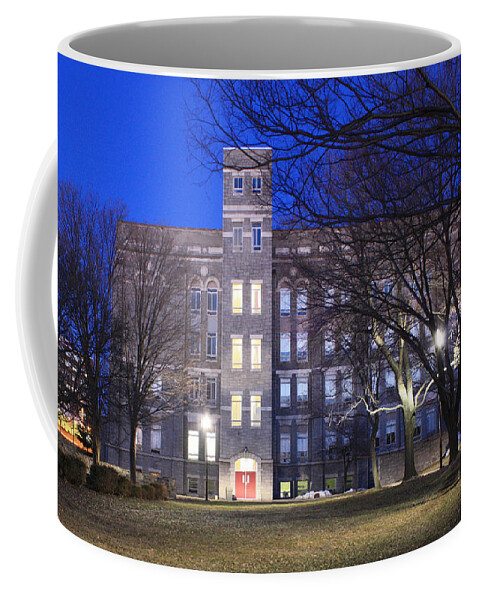 Cardinal Coffee Mug featuring the photograph Cardinal Gibbons School - Dedicated to Academic Excellence by Ronald Reid