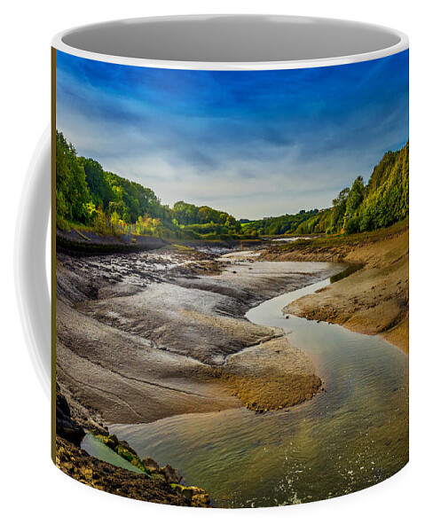 Wales Coffee Mug featuring the photograph Carew River Estuary by Mark Llewellyn