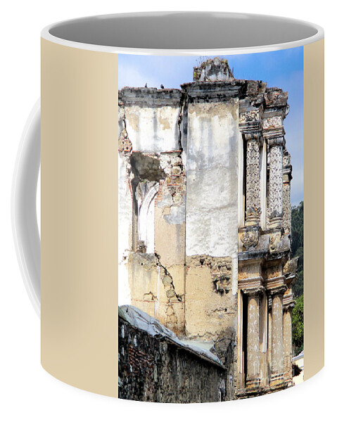 Antigua Ruins Coffee Mug featuring the photograph Carmen Convent 1 by Randall Weidner