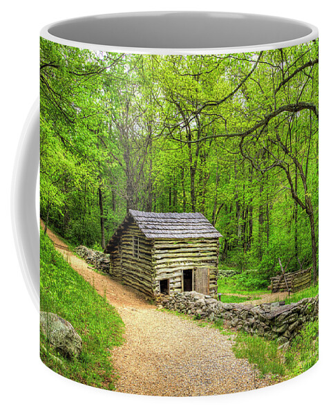Barn Coffee Mug featuring the photograph Carter Farm Barn by Dale R Carlson