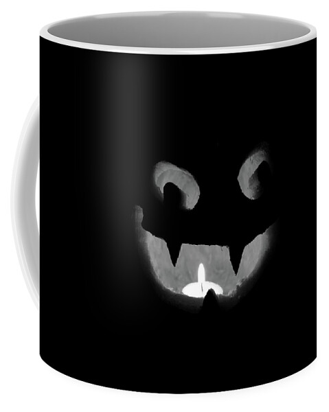 Carved Pumpkins Coffee Mug featuring the photograph Carved Pumpkin 2 by Angie Tirado