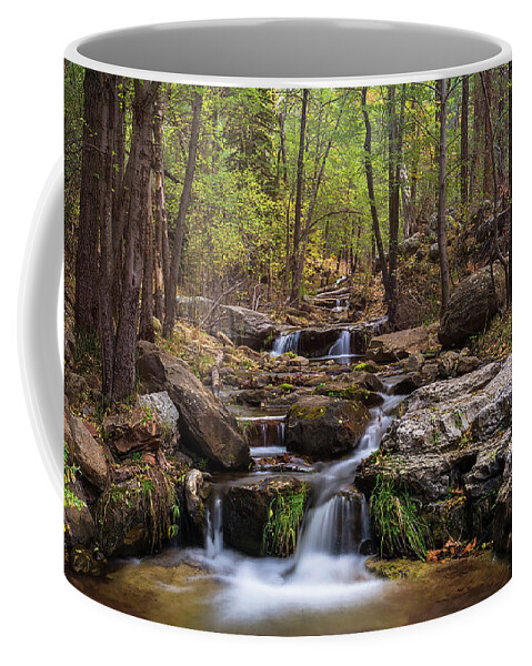 Waterfall Coffee Mug featuring the photograph Cascading Waterfalls by Saija Lehtonen