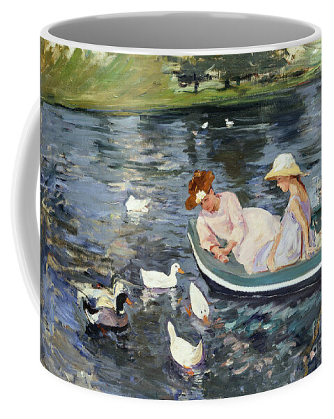 1894 Coffee Mug featuring the photograph Cassatt: Summertime, 1894 by Granger