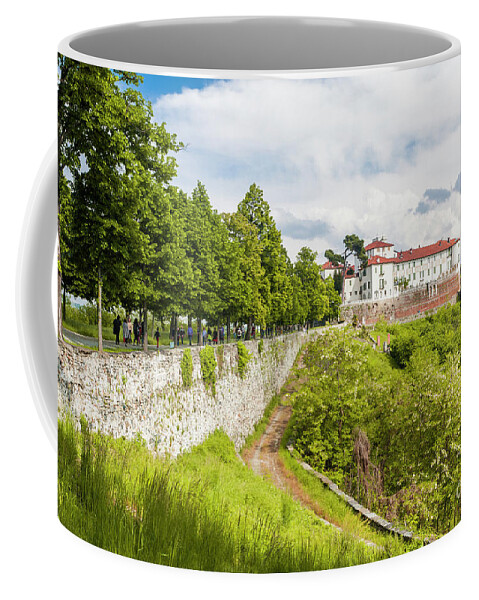 Caravino Coffee Mug featuring the photograph Castle of Masino, Piedmont, Italy by Marco Arduino