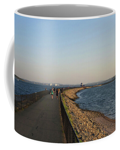 Castle Coffee Mug featuring the photograph Castle Island Loop Trail Boston MA by Toby McGuire