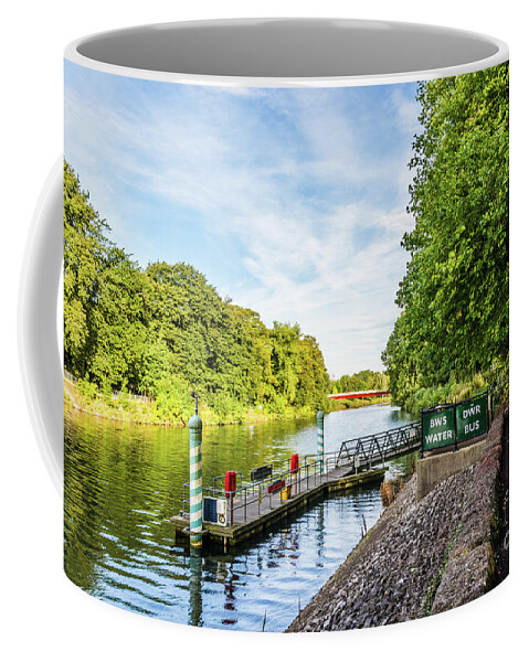 Water Bus Stop Coffee Mug featuring the photograph Castle Water Bus Stop 2 by Steve Purnell