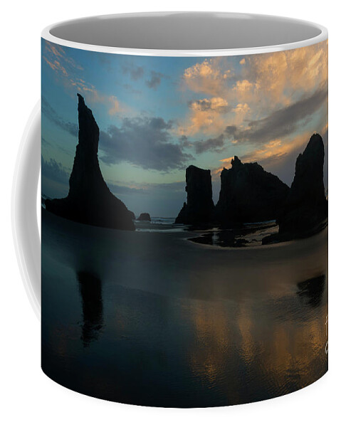 Seastacks Coffee Mug featuring the photograph Castles in the Sand by Michael Dawson