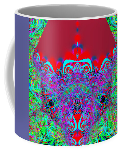 James Smullins Coffee Mug featuring the digital art Cat God by James Smullins