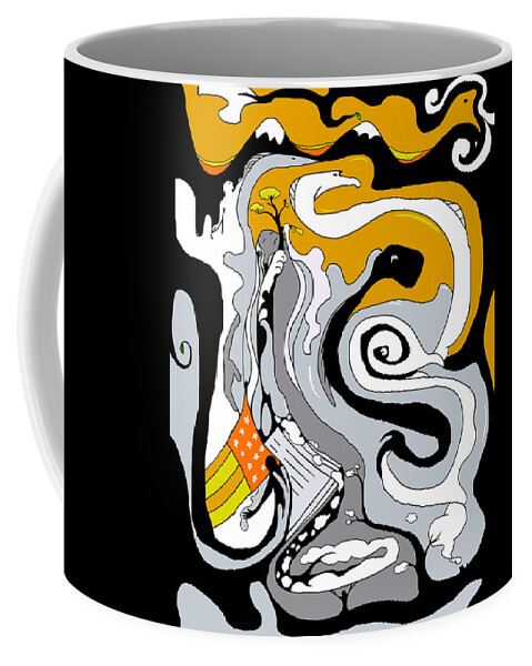 Dawn Coffee Mug featuring the drawing Catalyst by Craig Tilley