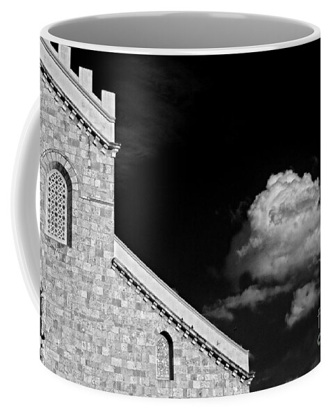 Cathedral Coffee Mug featuring the photograph Cathedral and cloud by Silvia Ganora