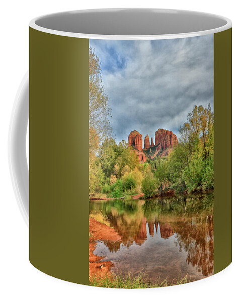 Cathedral Rock Coffee Mug featuring the photograph Cathedral Entrances US by Tom Kelly