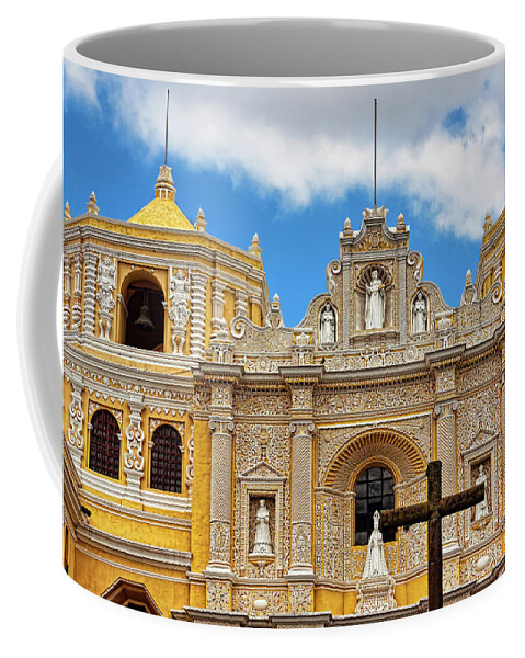 Antigua Coffee Mug featuring the photograph Cathedral in Antigua, Guatemala by Tatiana Travelways