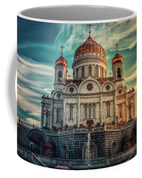Cathedral Of Christ The Saviour Coffee Mug featuring the photograph Cathedral of Christ the Saviour by Jackie Russo