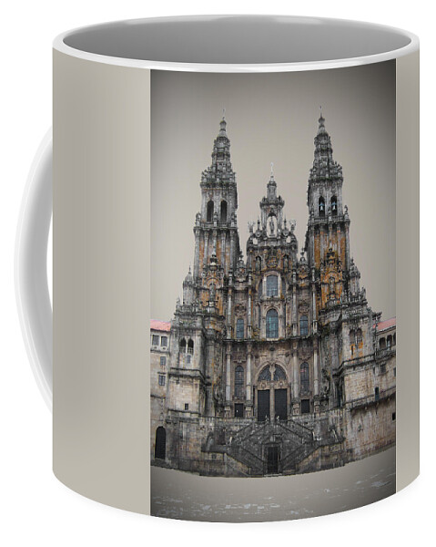 Cathedral Coffee Mug featuring the photograph Cathedral of Santiago de Compostela by Jasna Buncic