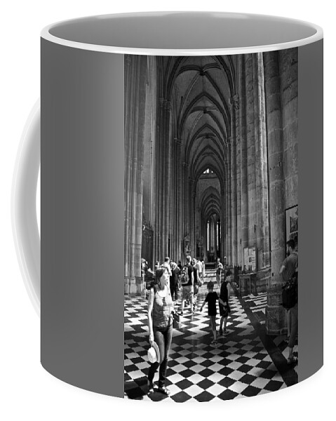 Cathedral Coffee Mug featuring the photograph Cathedral Visit by Eric Tressler