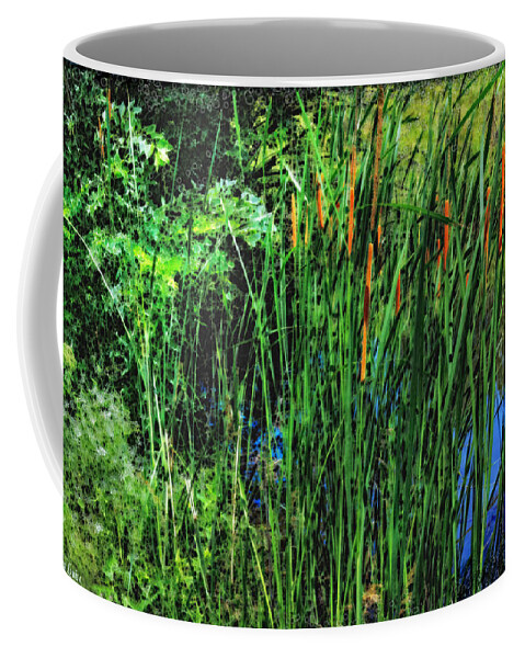 Cattails Coffee Mug featuring the photograph Cattails by Anna Louise