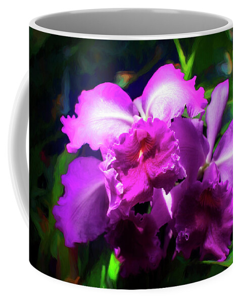 Flower Coffee Mug featuring the photograph Cattleya Orchid by Carlos Diaz
