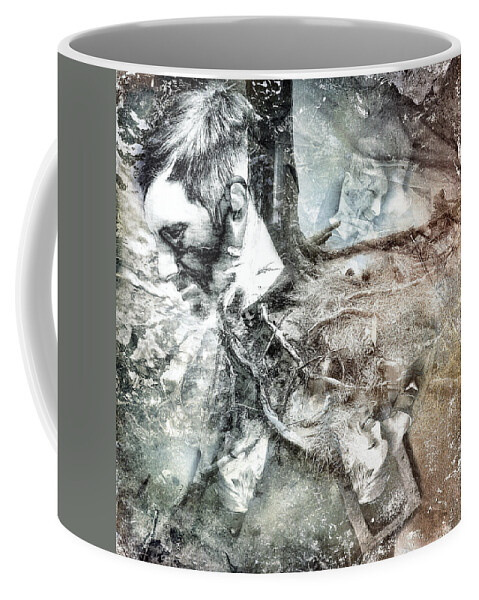 Digital Art Coffee Mug featuring the digital art Caught - Our Interaction With The Natural World by Melissa D Johnston