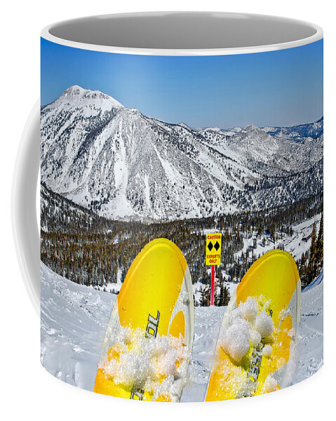 Activity Coffee Mug featuring the photograph Caution by Maria Coulson