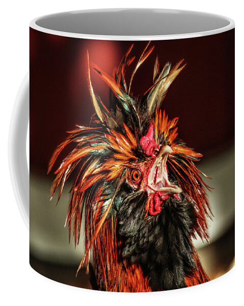 Rooster Coffee Mug featuring the photograph Something to Crow About by Lynn Sprowl