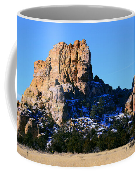 Southwest Landscape Coffee Mug featuring the photograph Cebollita bluff by Robert WK Clark