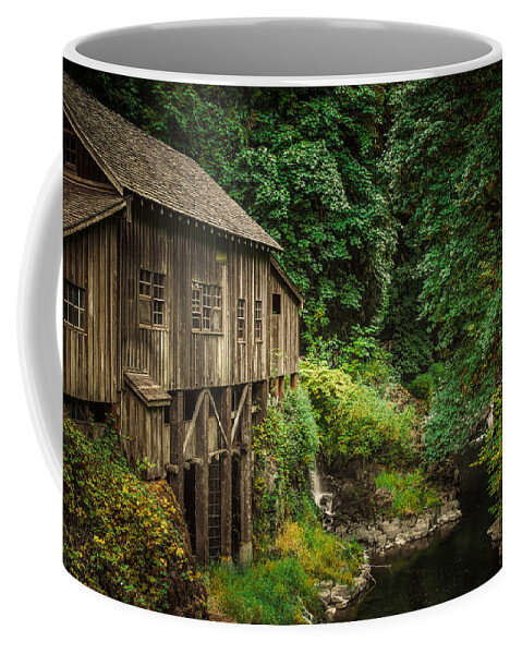 Mill Coffee Mug featuring the photograph Cedar Creek Grist Mill by Don Schwartz