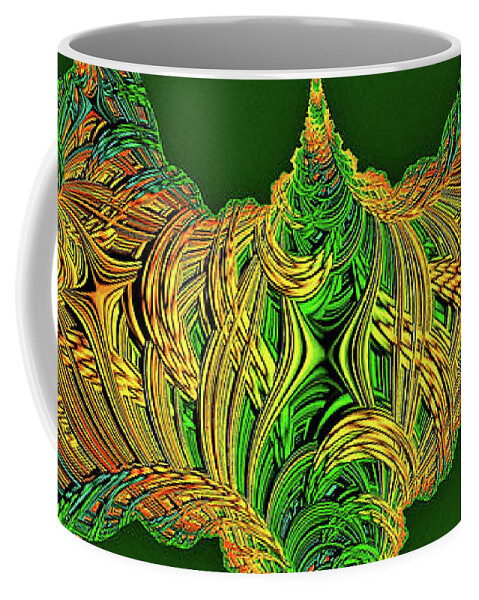 Celtic Knot Butterfly Coffee Mug featuring the digital art Celtic Butterfly by Susan Maxwell Schmidt