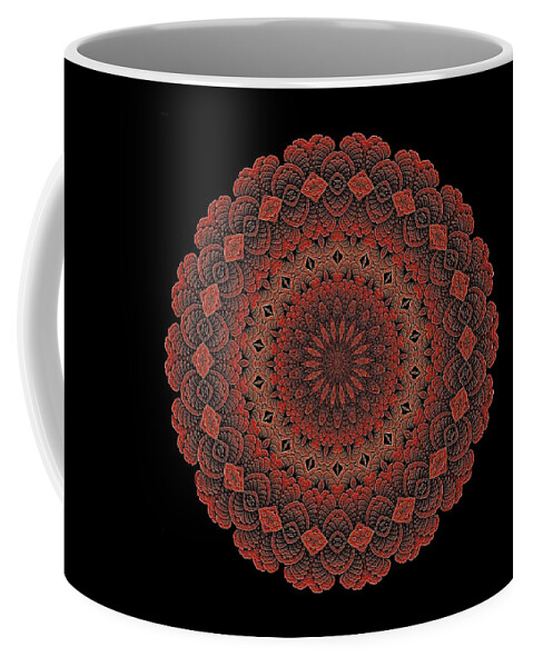  Coffee Mug featuring the digital art Celtic Doily by Doug Morgan