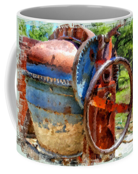 Cement Mixer Artistically Coffee Mug by Jim Thomas - Pixels