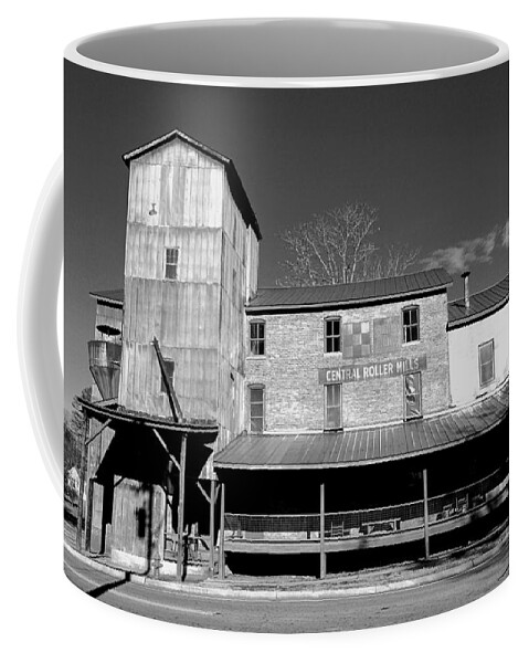  Coffee Mug featuring the photograph Central Roller Mill by Rodney Lee Williams