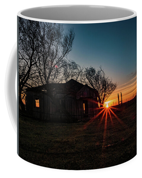 Sunrise Coffee Mug featuring the photograph Central Texas Sunrise by Jerry Connally