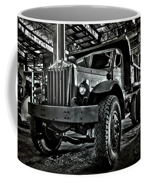 Truck Coffee Mug featuring the photograph Chain Drive Sterling by Luke Moore