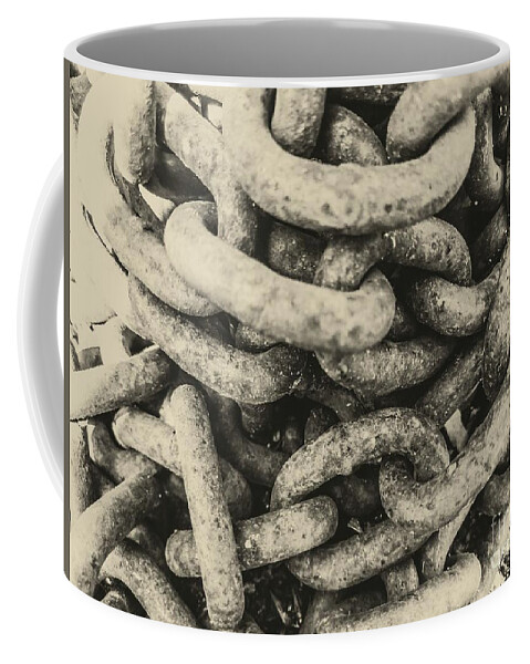  Coffee Mug featuring the photograph Chained by Gerald Kloss