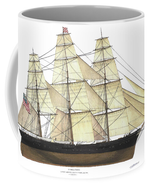  Coffee Mug featuring the painting Challenge by The Collectioner