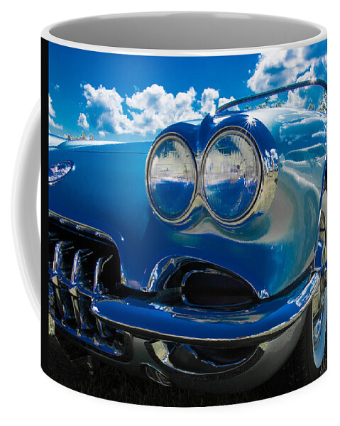 Chevrolet Coffee Mug featuring the photograph Chance of Corvettes by Valerie Cason