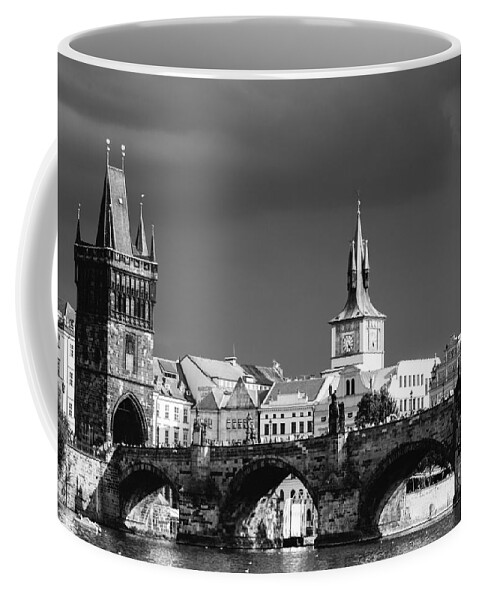 Charles Bridge Coffee Mug featuring the photograph Charles Bridge Prague Czech Republic by Matthias Hauser