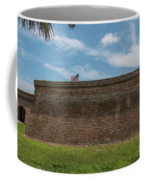 Fort Coffee Mug featuring the photograph Charleston Coastal Defense by Dale Powell