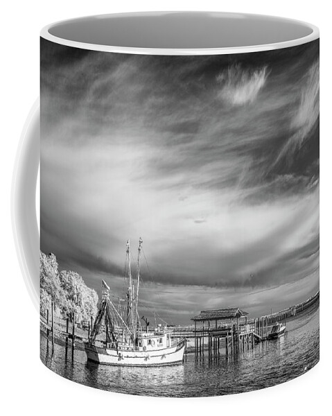Art Coffee Mug featuring the photograph Charleston Shrimp Boat by Jon Glaser
