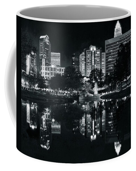 Charlotte Coffee Mug featuring the photograph Charlotte Black Night by Frozen in Time Fine Art Photography