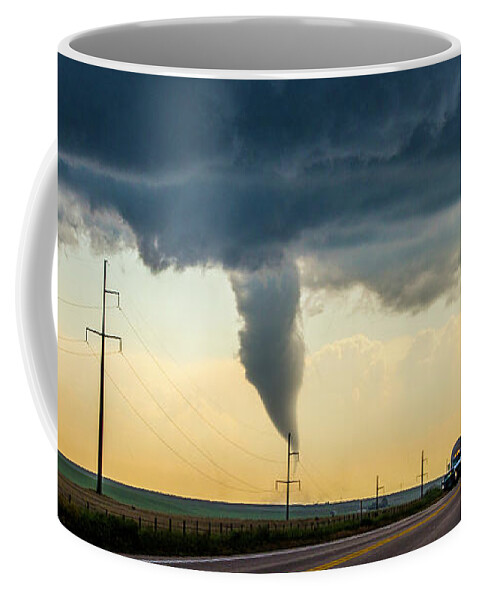 Nebraskasc Coffee Mug featuring the photograph Chasing Naders in Wyoming 028 by NebraskaSC