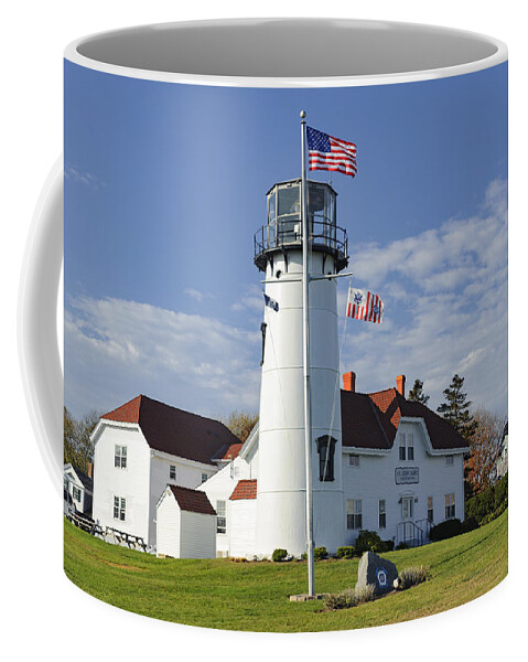 Cape Cod Coffee Mug featuring the photograph Chatham Lighthouse I by Marianne Campolongo