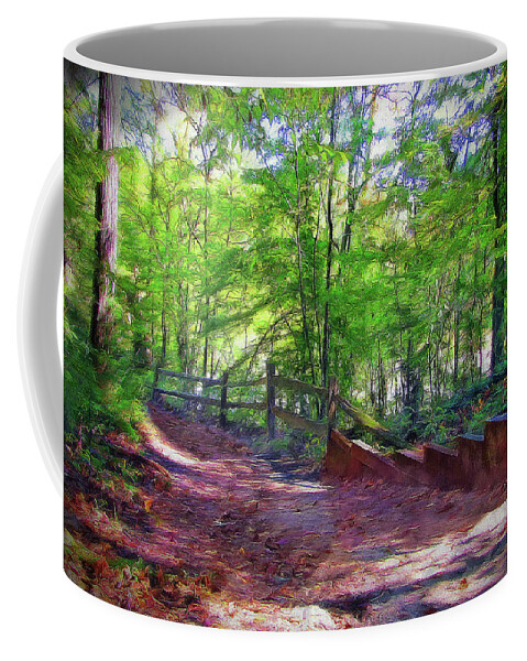 Cedric Hampton Coffee Mug featuring the photograph Chattahoochee Nature Trail by Cedric Hampton