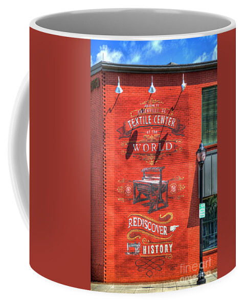 Reid Callaway Reedy River Falls Park Coffee Mug featuring the photograph Greenville South Carolina Building Art by Reid Callaway