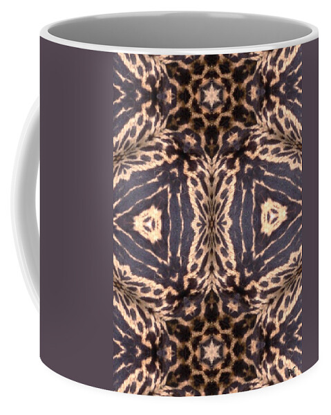 Digital Coffee Mug featuring the digital art Cheetah Print by Maria Watt