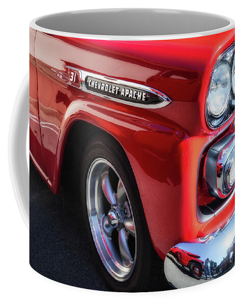 Chevy Coffee Mug featuring the photograph Chevrolet Apache Fleetside by James Barber