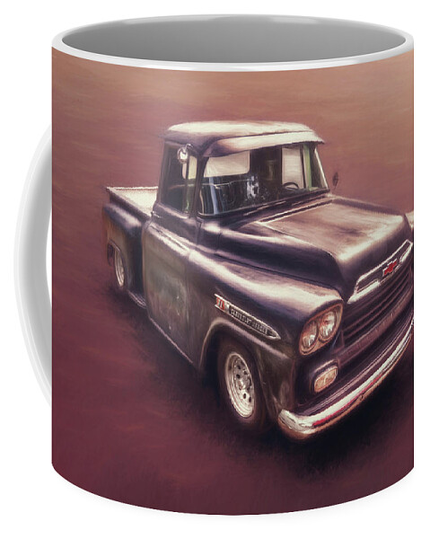 Classic Car Coffee Mug featuring the photograph Chevrolet Apache Pickup by Scott Norris